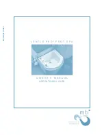 Предварительный просмотр 1 страницы MTI JENTLE PED FOOT SPA Owner'S Manual Operation & Care