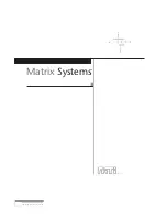 MTI Matrix System 1210 Manual preview