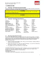 Preview for 8 page of MTI Proforma 300EMI User Manual