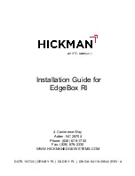 Preview for 1 page of MTL HICKMAN EdgeBox RI Installation Manual