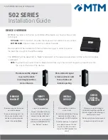 MTM 502 Series Installation Manual preview