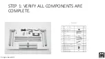 Предварительный просмотр 2 страницы MTM FLEX HEIGHT ADJUSTABLE TABLE BASE Assembly Instructions Manual