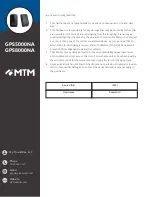 Preview for 9 page of MTM GPS5000NA Installation Manual