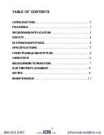 Preview for 2 page of MTP MTP-1325 Operating Manual