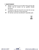 Preview for 11 page of MTP MTP-1325 Operating Manual