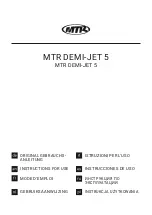 Preview for 1 page of MTR DEMI-JET 5 Instructions For Use Manual