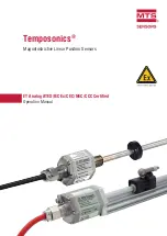 Preview for 1 page of MTS Sensors Temposonics E Series Operation Manual