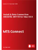 Предварительный просмотр 1 страницы MTS Systems 3G CDMA-450 Install & Data Connection