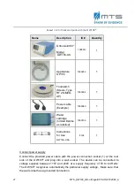 Предварительный просмотр 21 страницы MTS Systems OrthoGold100 OW100-US Instructions For Use Manual