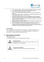 Предварительный просмотр 33 страницы MTS Systems OrthoGold100 OW100-US Instructions For Use Manual