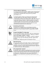 Предварительный просмотр 34 страницы MTS Systems OrthoGold100 OW100-US Instructions For Use Manual