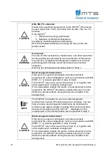 Предварительный просмотр 35 страницы MTS Systems OrthoGold100 OW100-US Instructions For Use Manual