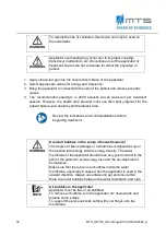 Предварительный просмотр 52 страницы MTS Systems OrthoGold100 OW100-US Instructions For Use Manual