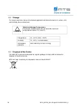 Предварительный просмотр 56 страницы MTS Systems OrthoGold100 OW100-US Instructions For Use Manual