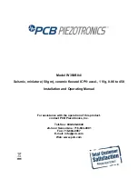 MTS Systems PCB Piezotronics 394C06 Operating Manual preview