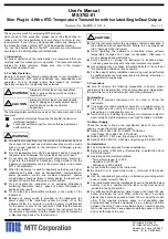 Preview for 1 page of MTT MS3702-01 User Manual