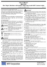 MTT MS3707H User Manual preview