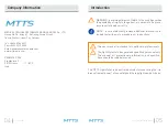 Предварительный просмотр 3 страницы mtts Light Meter User Manual