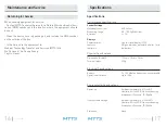 Предварительный просмотр 9 страницы mtts Light Meter User Manual