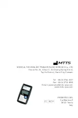 Предварительный просмотр 13 страницы mtts Light Meter User Manual