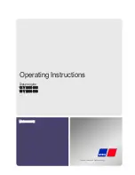 Preview for 1 page of MTU 12 V 2000 S96 Operating Instructions Manual