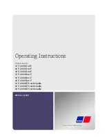 MTU 12V2000B26F Operating Instructions Manual preview