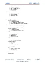 Preview for 12 page of MTX M2M MTX-DIN Series User Manual