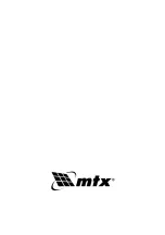 Preview for 108 page of MTX 952027 User Manual