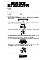 MTX Bass Slammer FEN10U Installation Directions предпросмотр