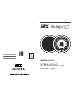 MTX Blueprint 510CM Owner'S Manual preview