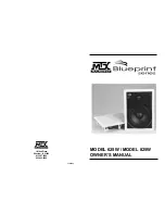 MTX Blueprint 625W Owner'S Manual preview