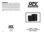 MTX CT10SW Owner'S Manual preview