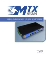 Preview for 1 page of MTX helios ii Quick Start Manual