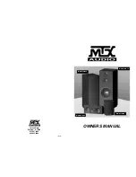 MTX MONITOR10, MONITOR12, MONITOR6C, MONITOR6 Owner'S Manual preview