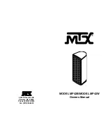 MTX MP42B/ MP42W Owner'S Manual preview