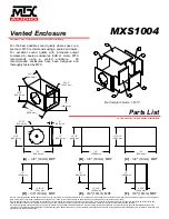 Preview for 3 page of MTX MTX MXS1004 Specifications