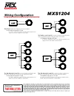 Предварительный просмотр 4 страницы MTX MTX MXS1204 Specifications