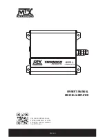 Preview for 1 page of MTX MUD100.2 Owner'S Manual