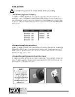 Preview for 4 page of MTX MXA4002 Owner'S Manual