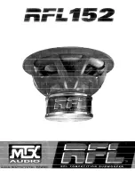 Preview for 1 page of MTX RFL152 Manual