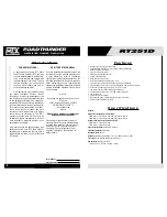 Preview for 2 page of MTX Road Thunder RT251D Owner'S Manual