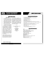 Preview for 6 page of MTX Road Thunder RT251D Owner'S Manual