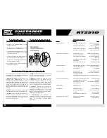 Preview for 17 page of MTX Road Thunder RT251D Owner'S Manual