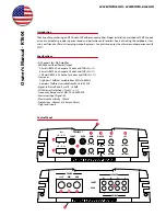 Предварительный просмотр 2 страницы MTX Road Thunder RT60.4 Owner'S Manual