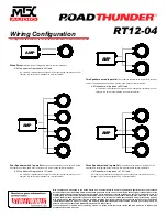 Preview for 4 page of MTX RoadThunder RT12-04 Specification Sheet