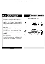 Preview for 3 page of MTX ROADTHUNDER RT202 Owner'S Manual