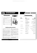 Preview for 5 page of MTX ROADTHUNDER RT202 Owner'S Manual