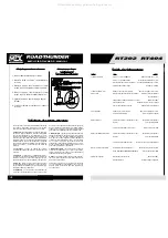 Preview for 9 page of MTX ROADTHUNDER RT202 Owner'S Manual