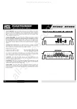 Preview for 11 page of MTX ROADTHUNDER RT202 Owner'S Manual