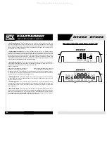 Preview for 15 page of MTX ROADTHUNDER RT202 Owner'S Manual